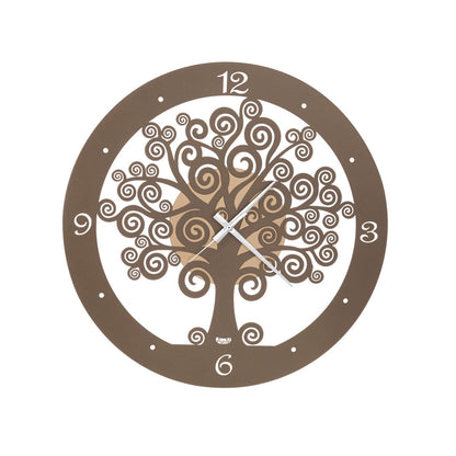 Arti & Mestieri orologio da parete Albero della Vita piccolo oro laccato e bronzo in ferro battuto