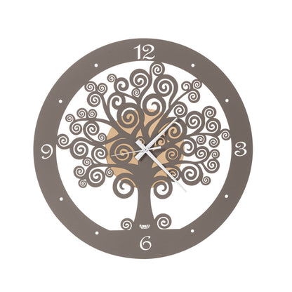 Arti & Mestieri orologio da parete Albero della Vita piccolo oro laccato e fango in ferro battuto