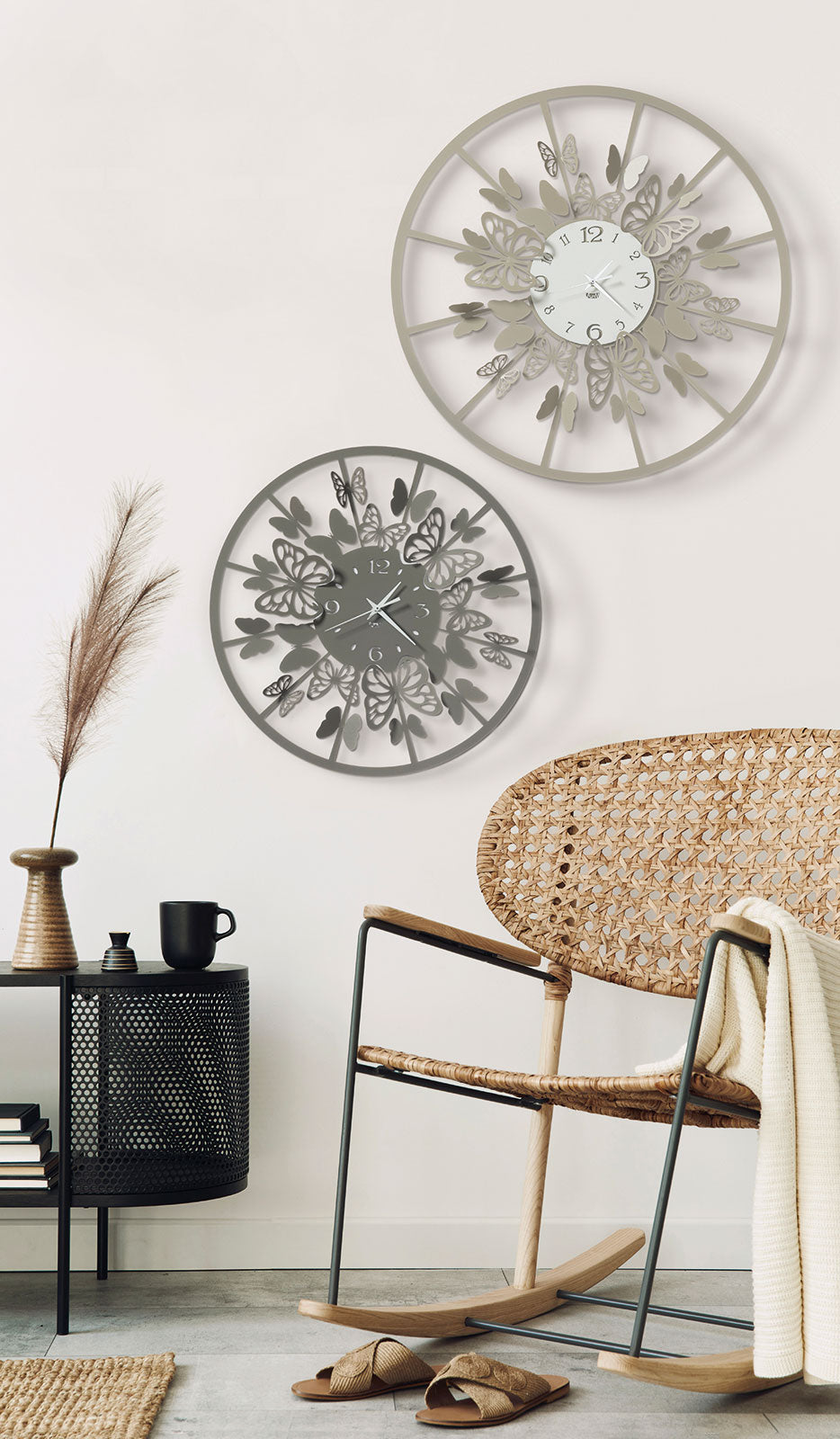 Arti & Mestieri - Sfarfallio Small Designer Wall Clock