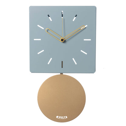 Arti & Mestieri orologio da parete Grace Pendolo verde marino ferro traforato