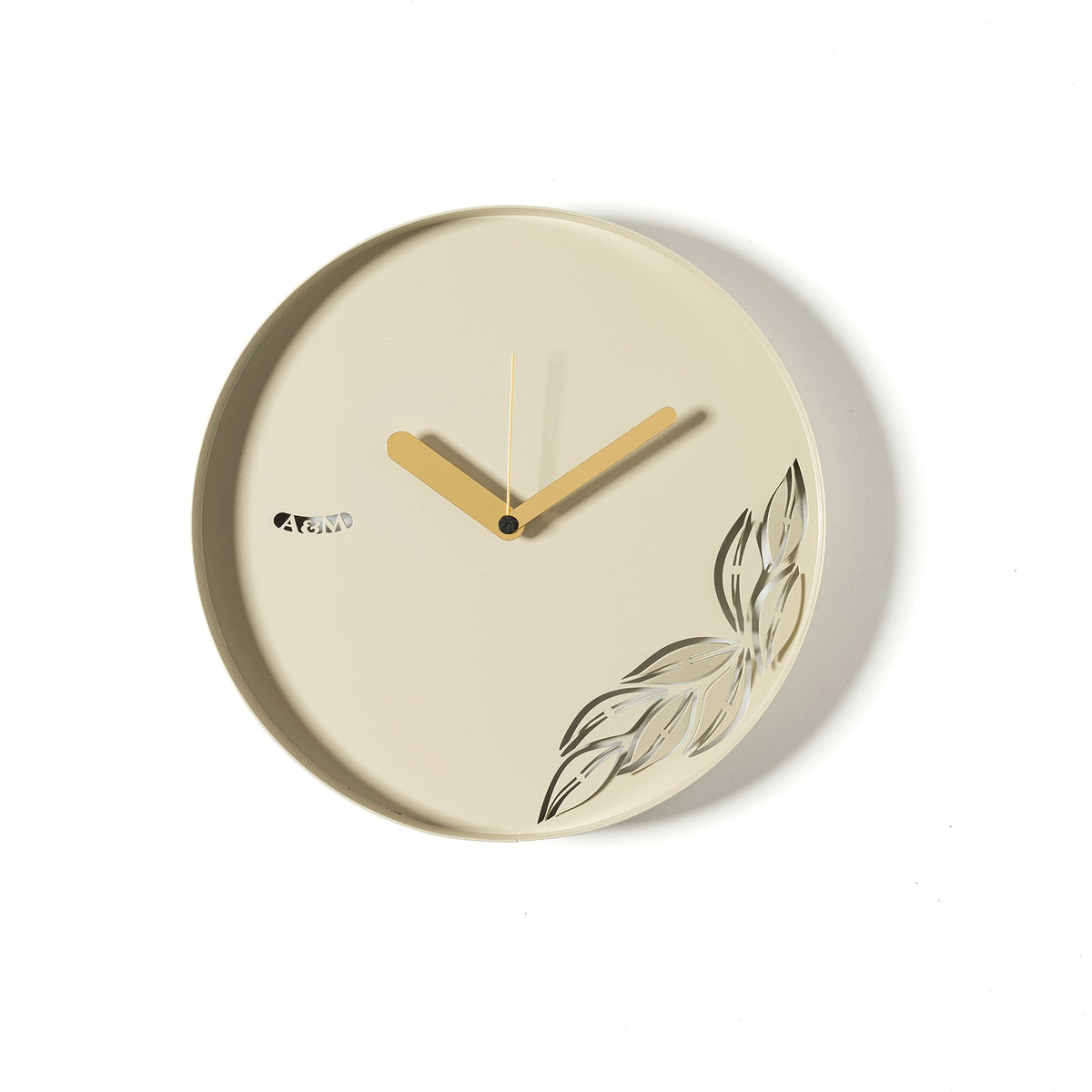 Arti & Mestieri orologio da parete Alba finitura crema ferro traforato artigianale
