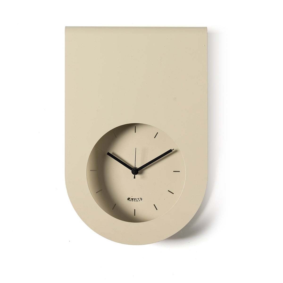 Arti & Mestieri orologio da parete Lembo color crema in ferro lavorato artigianalmente