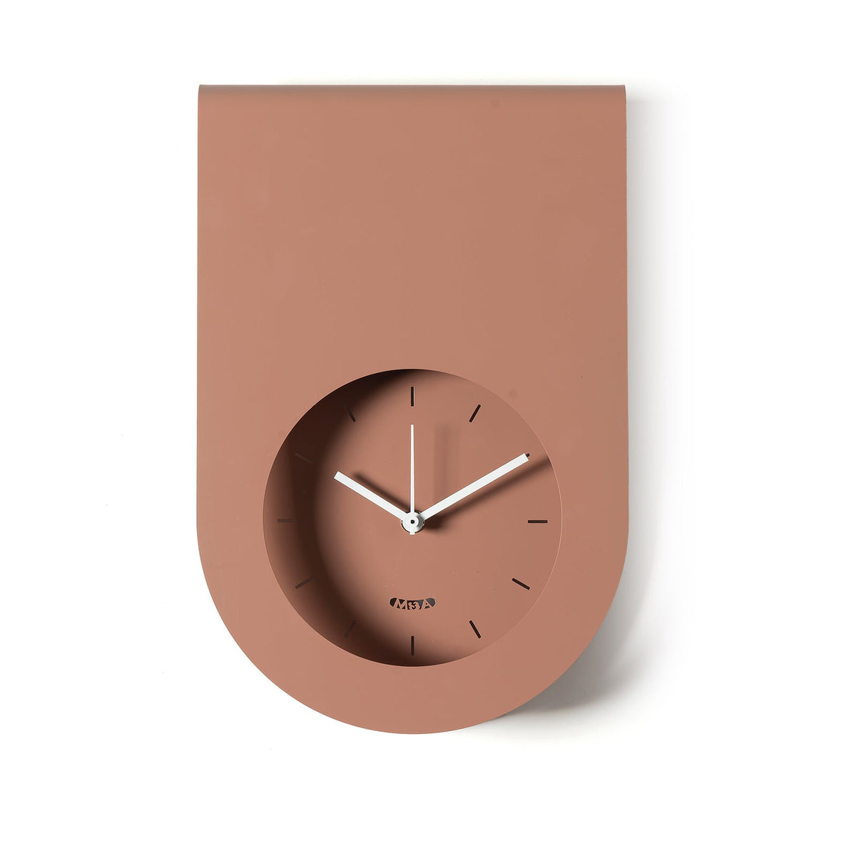 Arti & Mestieri orologio da parete Lembo colore mocha mousse in ferro lavorato artigianalmente