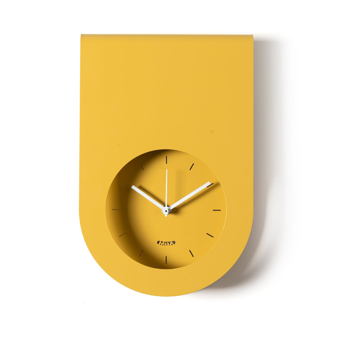 Arti & Mestieri orologio da parete Lembo color ocra in ferro lavorato artigianalmente