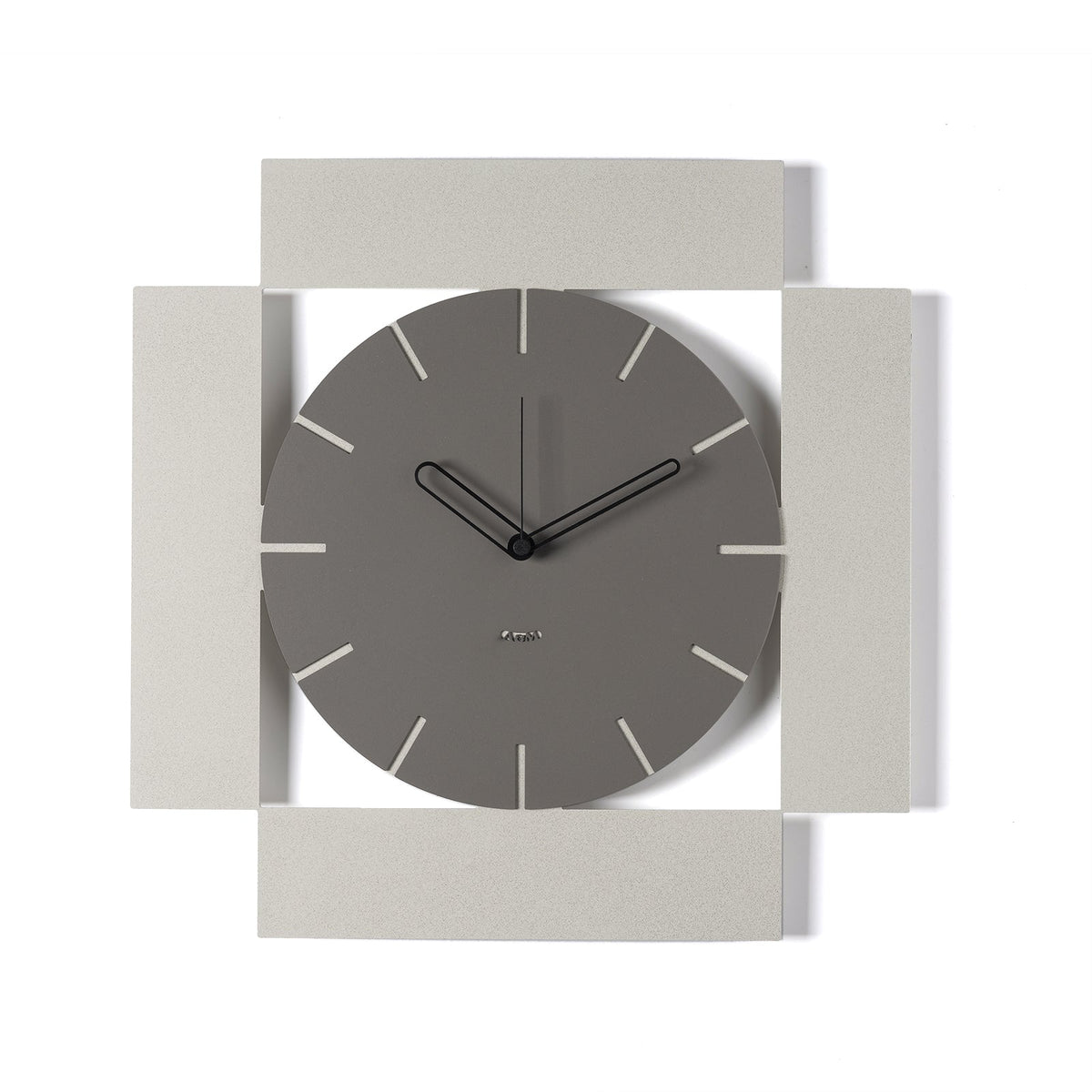 Arti & Mestieri orologio da parete Radical avorio e fango in ferro lavorato artigianalmente