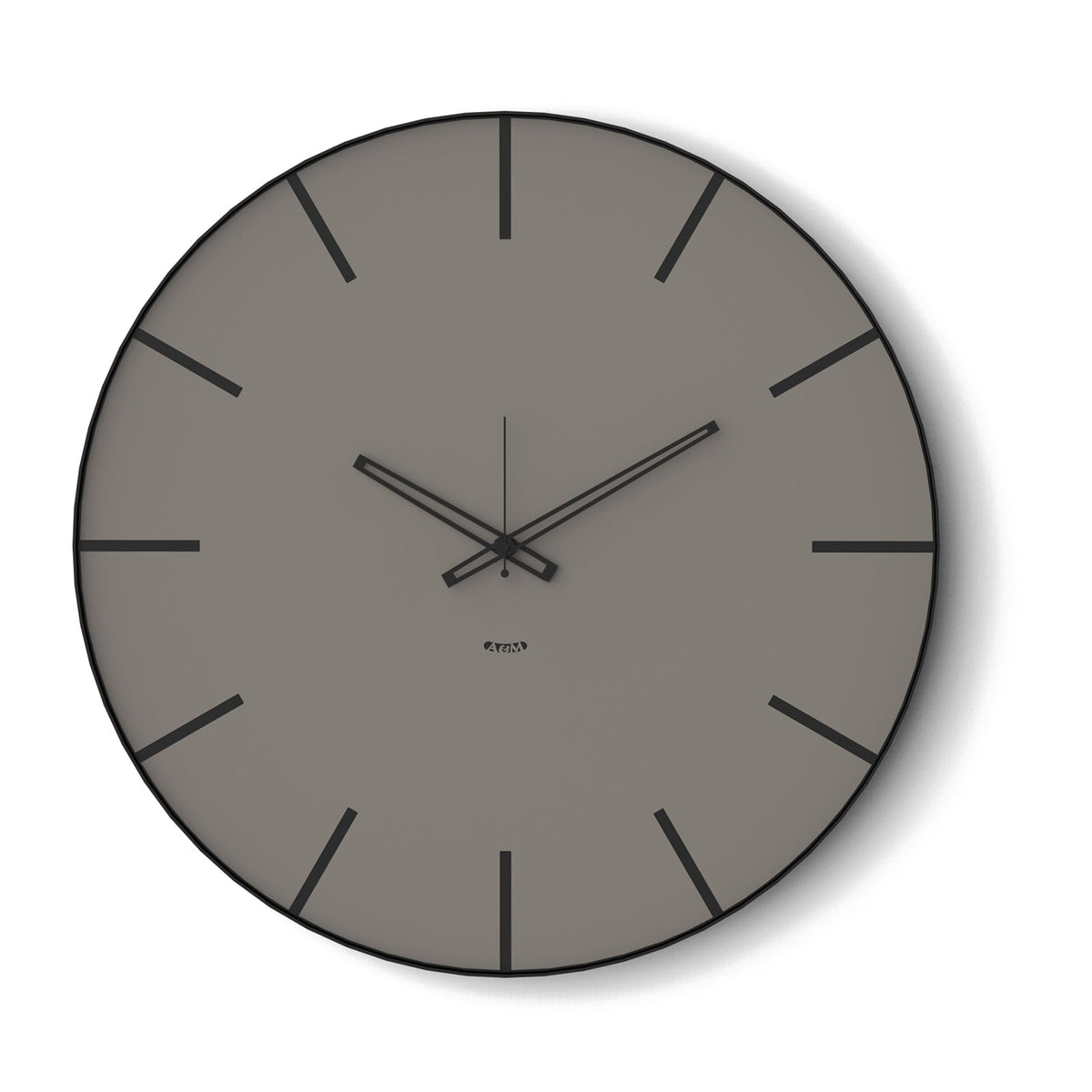 Arti & Mestieri orologio da parete Symbol 60 nero fango ferro lavorato artigianalmente