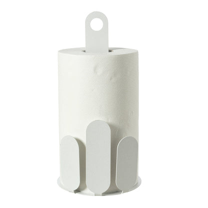 Arti & Mestieri porta rotoli da cucina Park bianco marmo in ferro lavorato artigianalmente