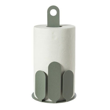 Arti & Mestieri porta rotoli da cucina Park colore giada in ferro lavorato artigianalmente