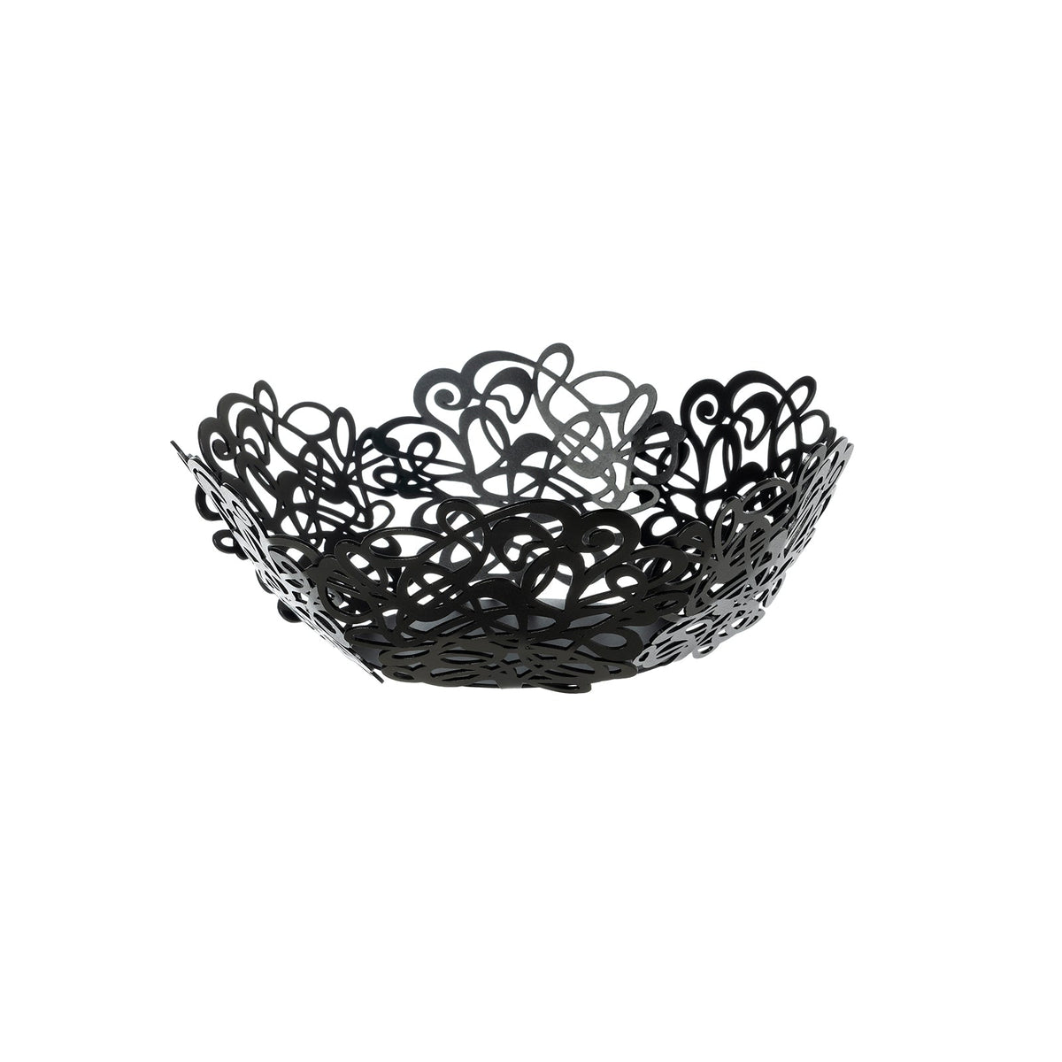 Arti & Mestieri Scarabocchio centrotavola piccolo nero in ferro artigianale ∅28 cm