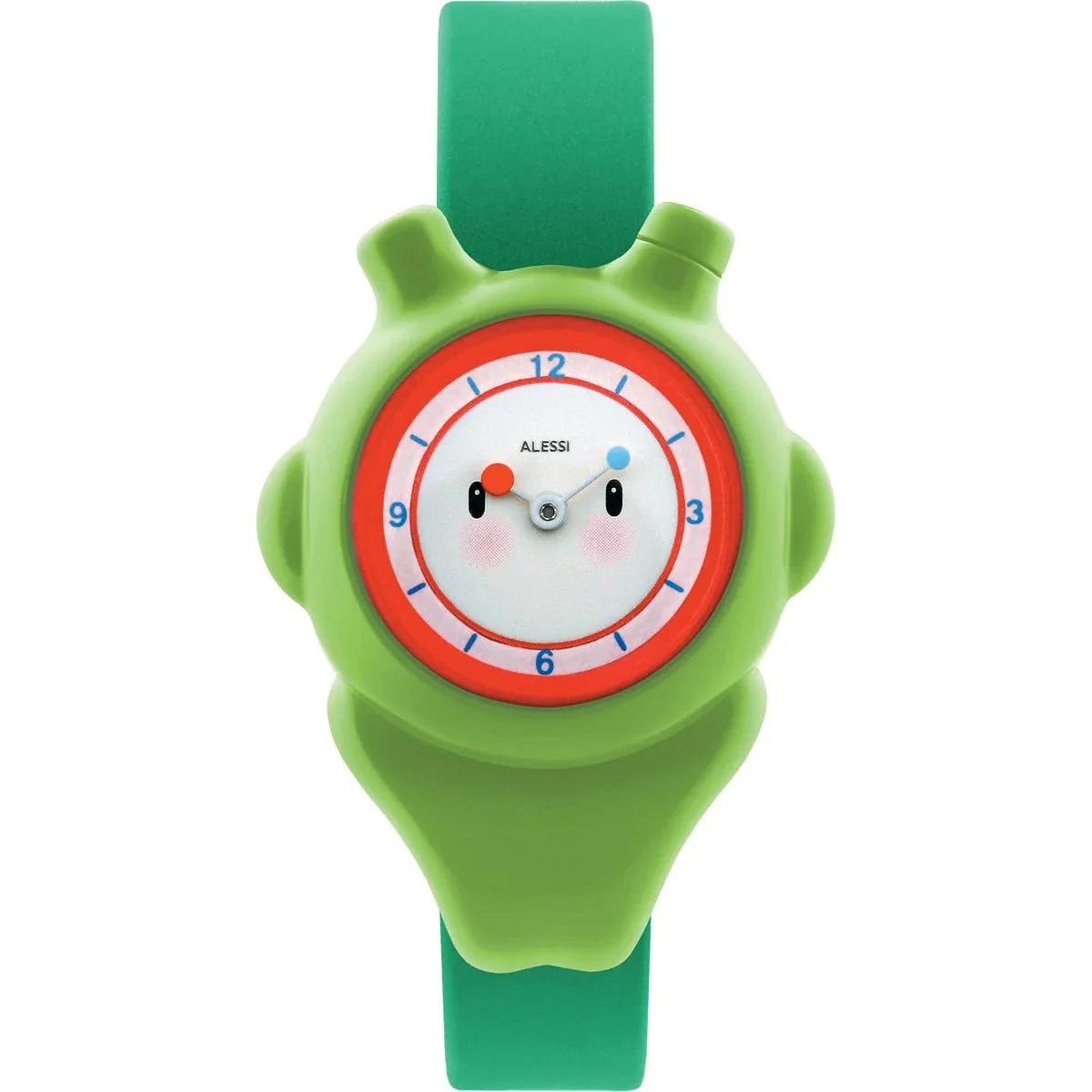 Alessi — Space-bimba AL23004 | Armbåndsur i grøn polyurethan