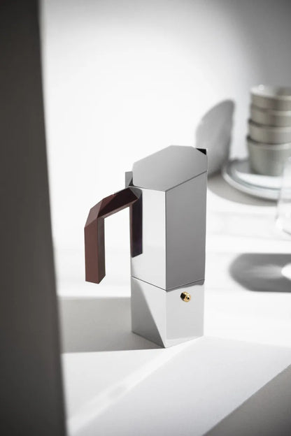 Alessi — Menhir MA01/3 | Caffettiera espresso 3 tazze Anastassiades — vista laterale