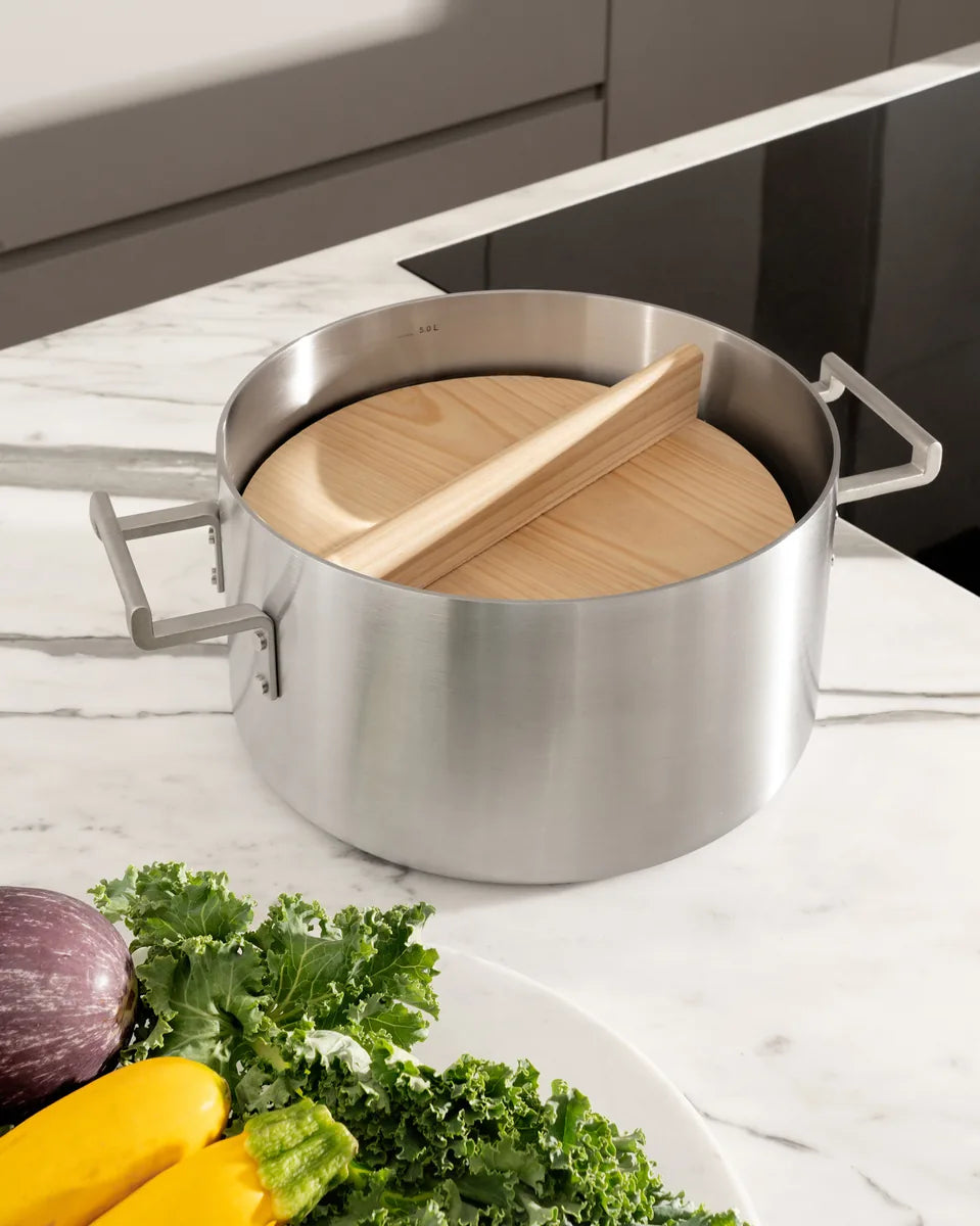 Alessi — Convivio DC105/16 | Casseruola in trilamina Chipperfield