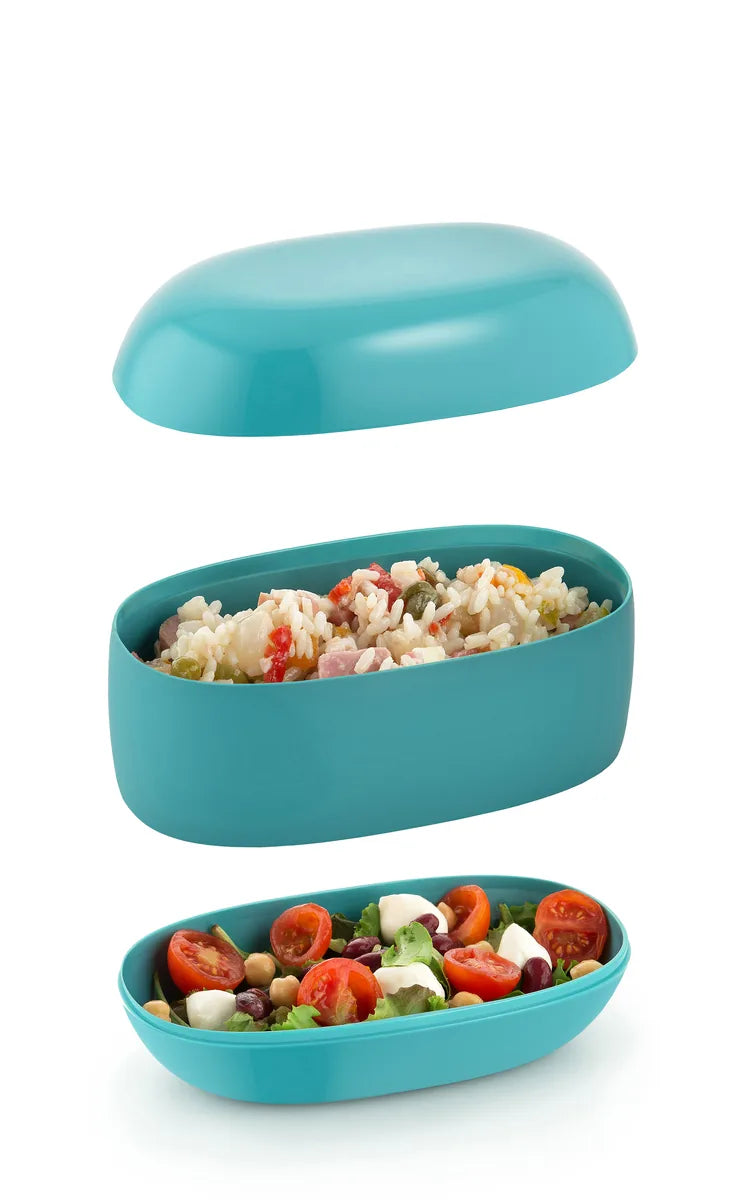 Alessi — Food à Porter SA02 R | Lunch box in resina rossa — ambientazione