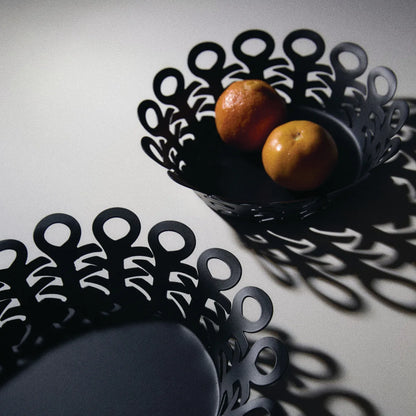 Alessi — Vimini BM21/25 | Cestino traforato in acciaio inox