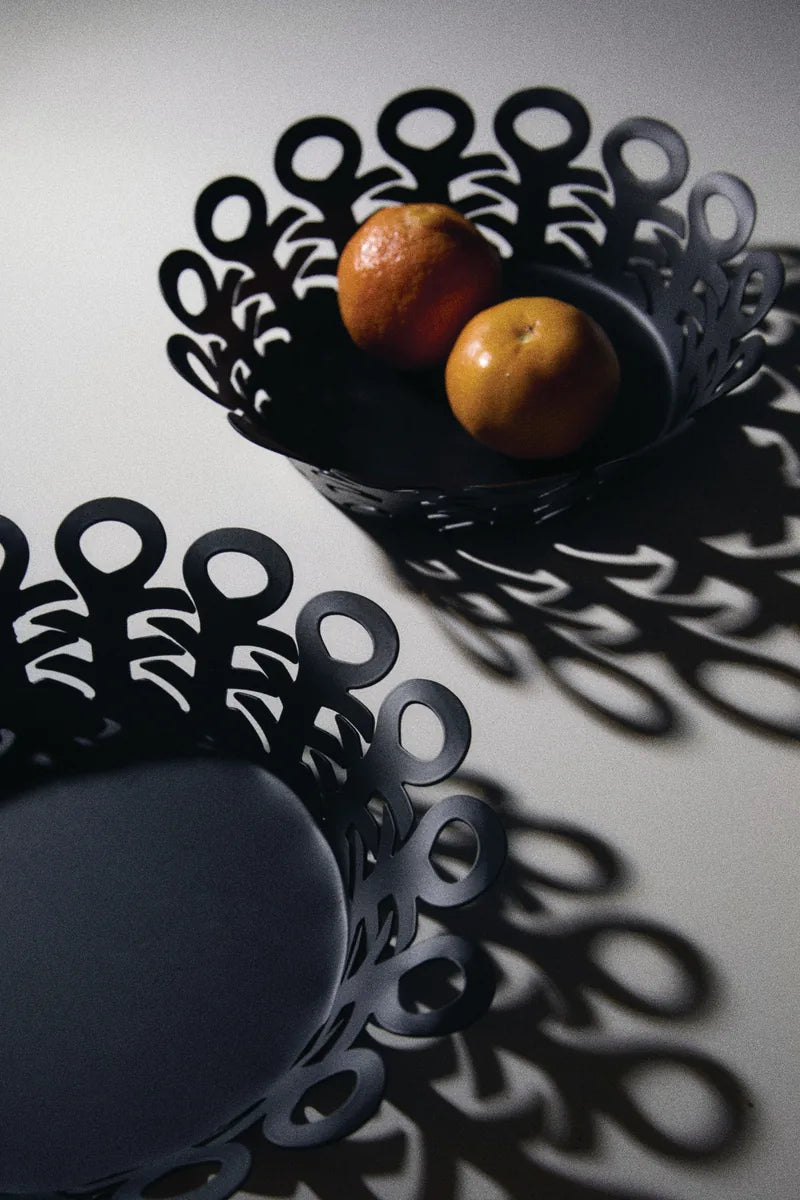 Alessi — Vimini BM21/21 | Cestino traforato in acciaio inox