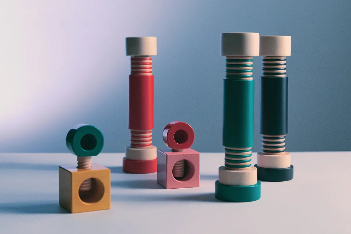 Alessi — MP0215 2 | Macinapepe in legno d'acero Sottsass