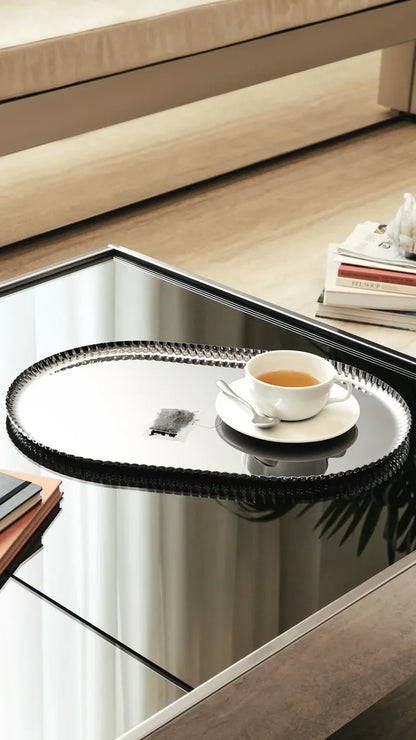 Alessi — Pleats JK01/46 | Vassoio in acciaio inox 18/10