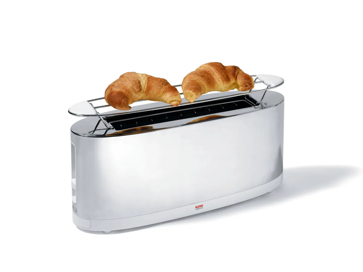 Alessi — SG68 W | Tostapane con scaldabrioche Giovannoni