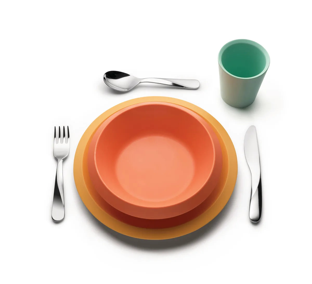 Alessi — Giro Kids UNS05S1 | Set tavola bambino in melammina