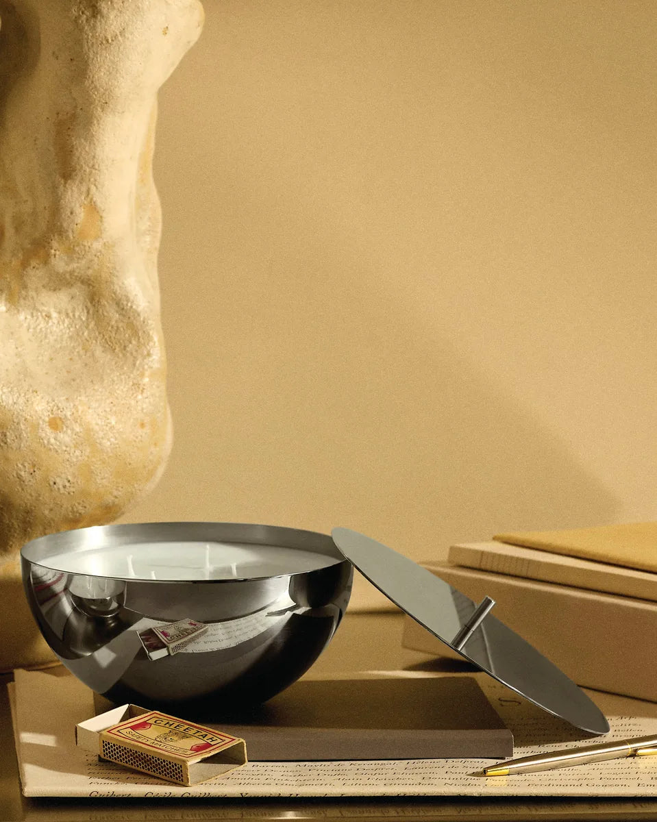 Alessi — Basalt MA05L2 MA05L2 WAX | Ricarica Candela Profumata Large — vista laterale