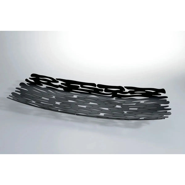 Alessi — Bark BM01 B | Centrotavola in acciaio nero laccato — Alessi