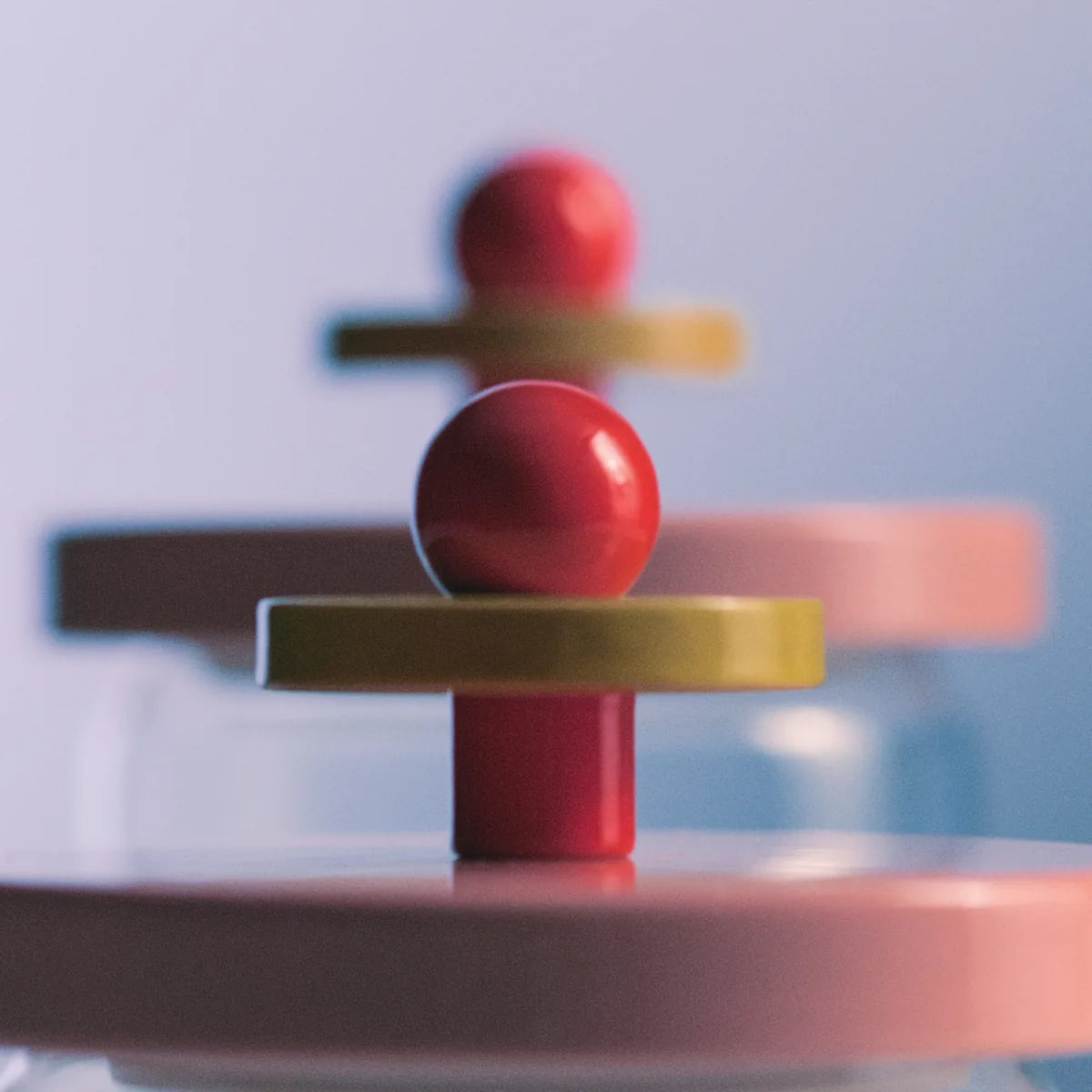 Alessi — ES16/75 ES16/75 2 | Barattolo ermetico Sottsass in vetro e fa