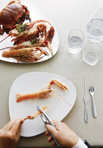 Alessi — Colombina Fish FM23/42 | Schiaccia-crostacei in acciaio 18/10 — vista laterale