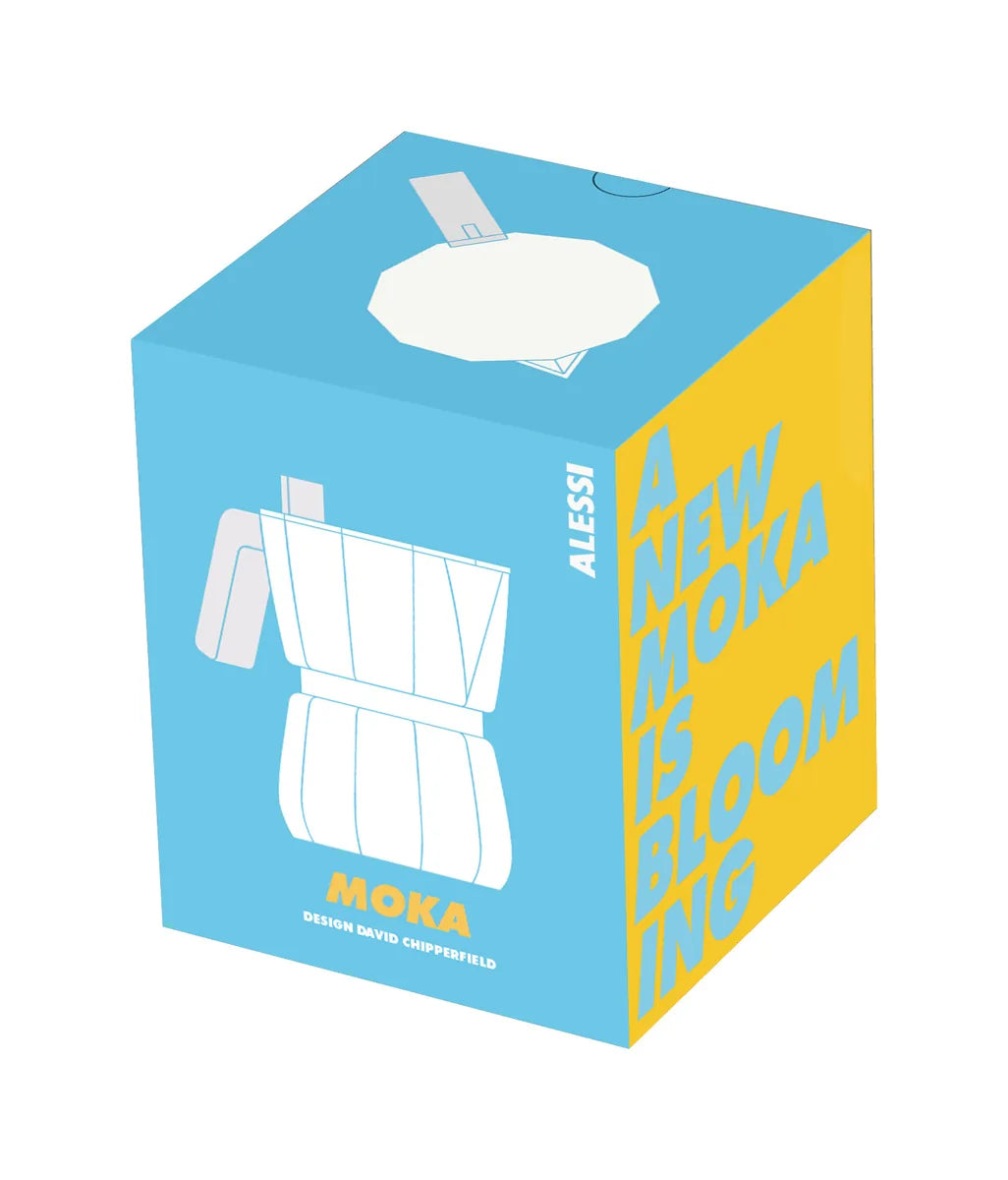 Alessi — DC06/6 B | Moka Espresso Chipperfield Nera 6 Tazze