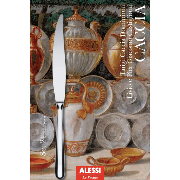 Alessi — Caccia LCD01S24R | Juego de 24 piezas Caccia Dominioni & Castigli — Alessi