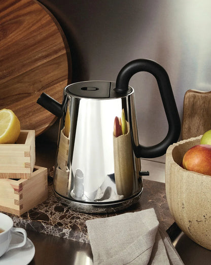 Alessi — Toru NE01 NE01 B/USA | Bollitore elettrico Nendo in acciaio i