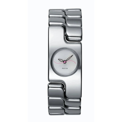 Alessi — Mariposa AL15000 | Montre-bracelet en acier poli