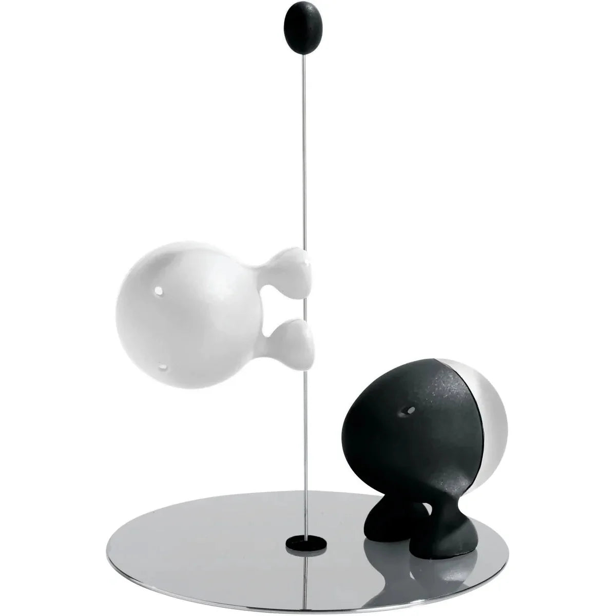 Alessi — Lilliput ASG02 BW | Set sale e pepe in resina e acciaio