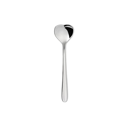 Alessi Big Love set coppa gelato e cucchiaino acciaio inossidabile rosa design Miriam Mirri