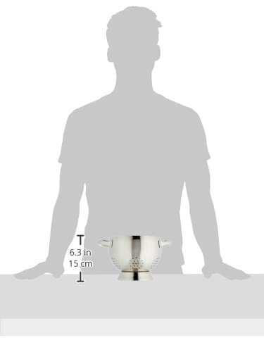 Alessi Scolatoio Mami in acciaio inox, design Stefano Giovannoni, diametro 21 cm