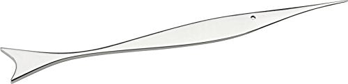 Alessi Tagliacarte Pesce in acciaio inossidabile lucidato, design di Giulio Iacchetti