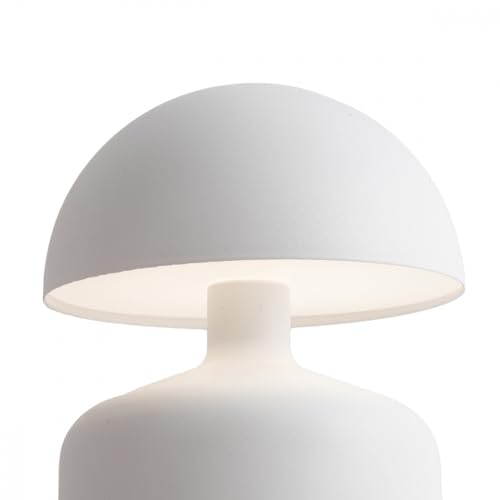 Leitmotiv lampada da tavolo LED bianco opaco design moderno