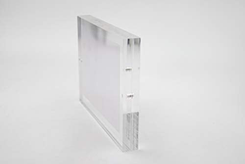 Mascagni portafoto 15x20 plexiglass trasparente cornice classica design italiano