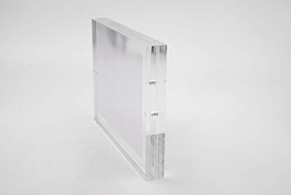 Mascagni portafoto 15x20 plexiglass trasparente cornice classica design italiano
