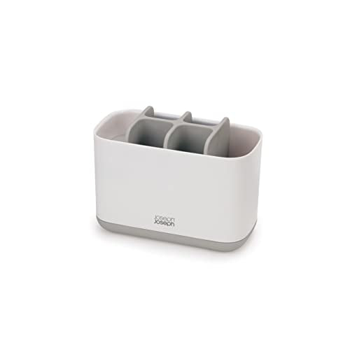 Joseph Joseph Porta Spazzolino ventilato con piedini antiscivolo bianco