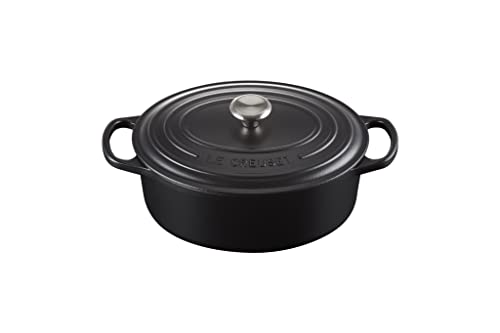 Le Creuset Cocotte Ovale Evolution in ghisa rossa con coperchio - Casseruola per arrosti
