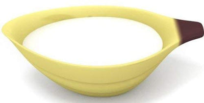 Alessi A di Alessi Lattiera Banana Milk Bowl in ceramica gialla - Stefano Giovannoni