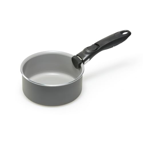 Moneta Casseruola Melodia 20cm alluminio riciclato rivestimento Finegres manico removibile