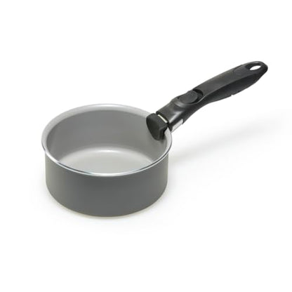 Moneta Casseruola Melodia 20cm alluminio riciclato rivestimento Finegres manico removibile