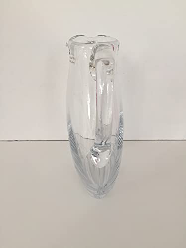 Il mio negozio - Brocca in vetro spesso soffiato a bocca h 22 cm trasparente