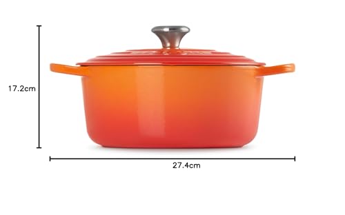 Le Creuset Cocotte rotonda Evolution in ghisa colore rosso - Stilmobili