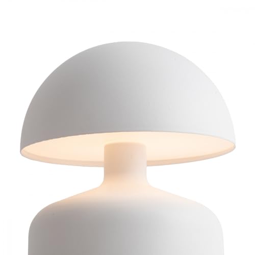 Leitmotiv lampada da tavolo LED bianco opaco design moderno