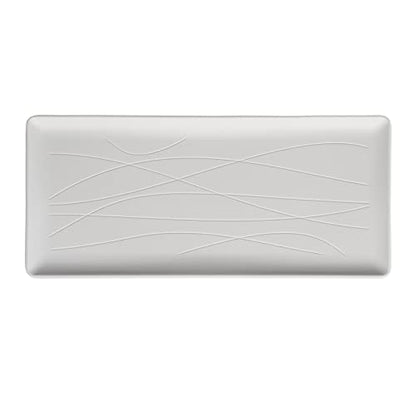 Galbiati Milano piatto portata Tahiti porcellana bianco brillante quadrato 30,5 cm
