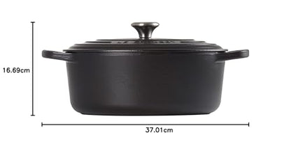 Le Creuset Cocotte Ovale Evolution in ghisa rossa con coperchio - Casseruola per arrosti