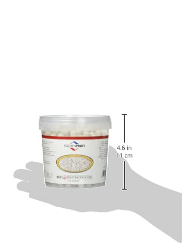 Küchenprofi sfere cottura ceramica bianca 850g per teglie - Stilmobili