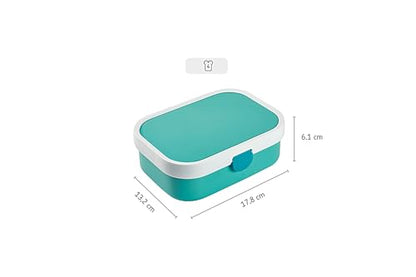 Mepal porta pranzo bento con inserto rimovibile e forchetta in plastica, design Space